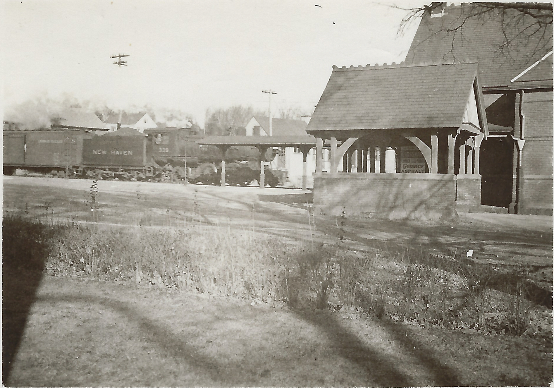 Southborough Station and Train, 1930s